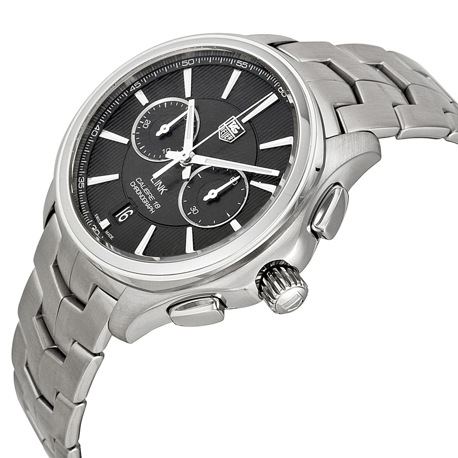 Tag Heuer Link Black Dial Stainless Steel Men's Watch CAT2110.BA0959 CAT2110 .BA0959 7612533105737 - Tag Heuer, Link - Jomashop