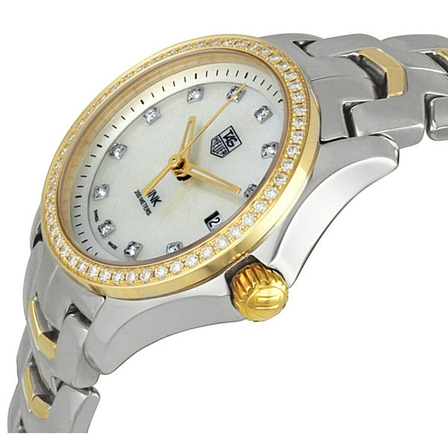 Tag Heuer Link Diamond 18kt Yellow Gold and Steel Ladies Watch WJF1354