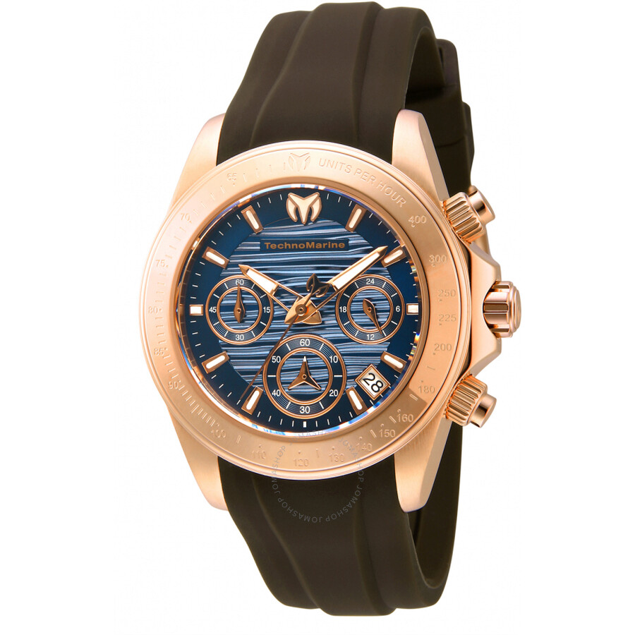 Manta Chronograph Quartz Blue Dial Ladies Watch