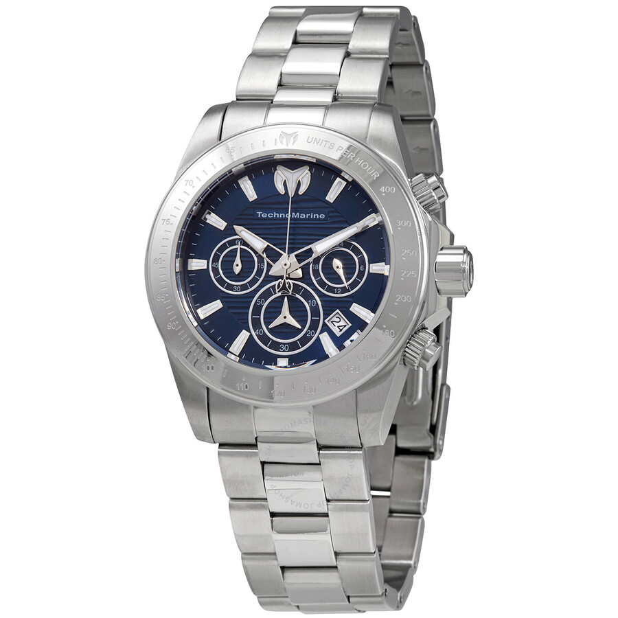 Manta Chronograph Quartz Blue Dial Men's Watch