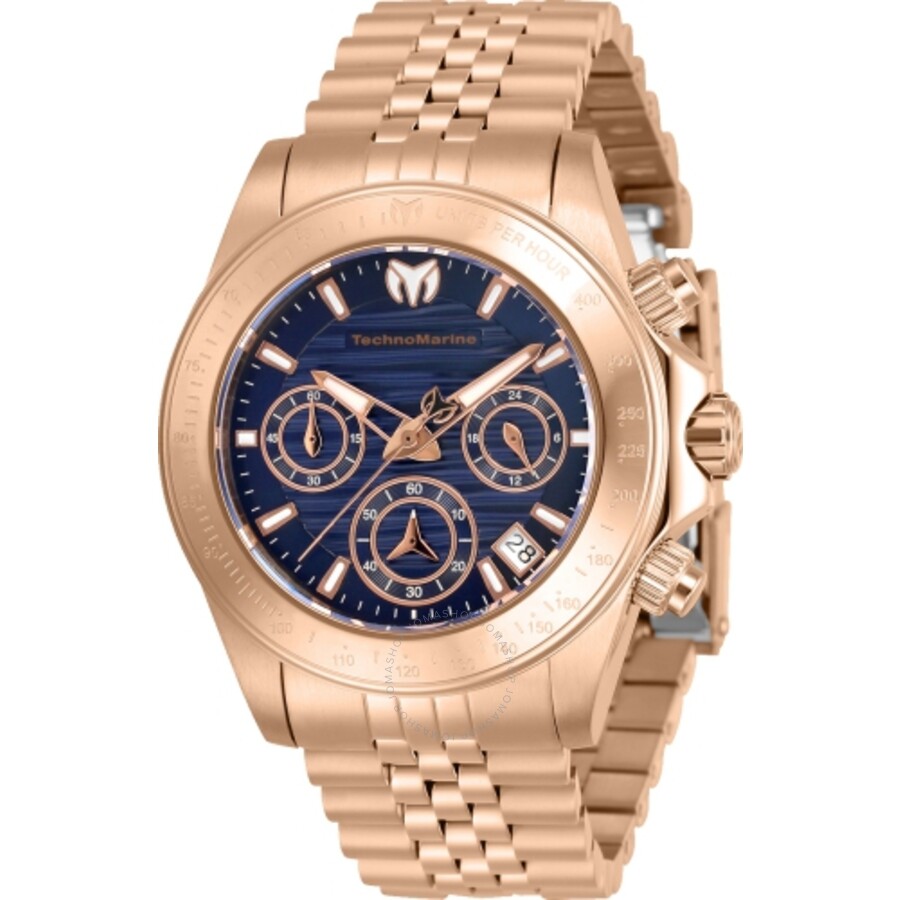 Manta Chronograph Quartz Blue Dial Unisex Watch