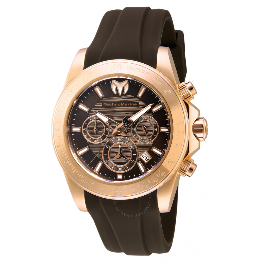 Manta Chronograph Quartz Brown Dial Men's Watch