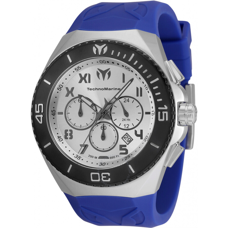 Manta Chronograph Quartz Silver Dial Men's Watch