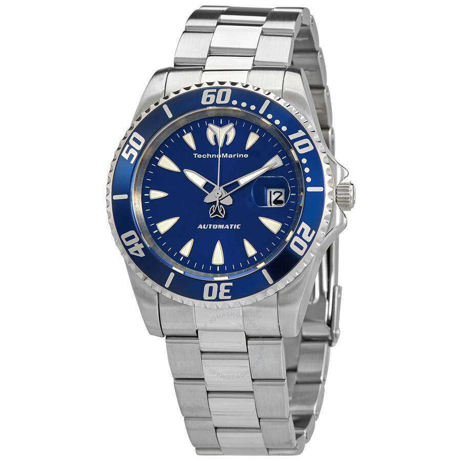 Manta Collection Automatic Blue Dial Men's Watch