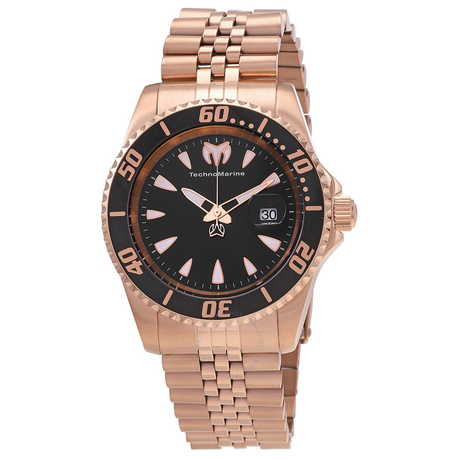 Manta Quartz Black Dial Men's Watch