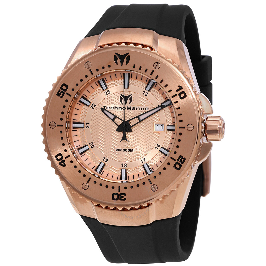 Manta Quartz Rose Gold Dial Men's Watch