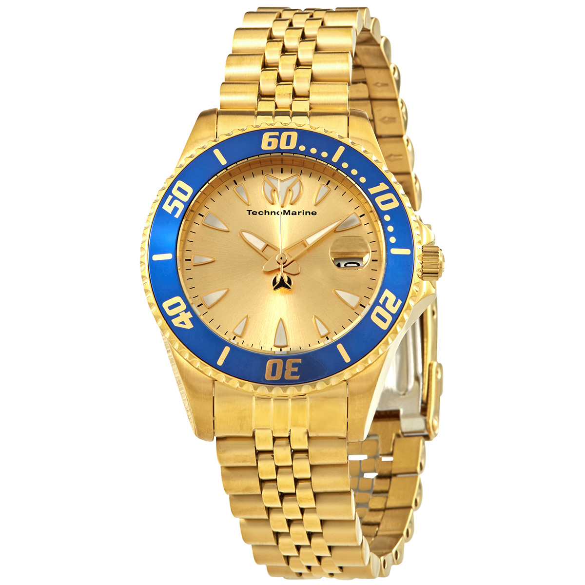 Sea Manta Quartz Gold Dial Ladies Watch