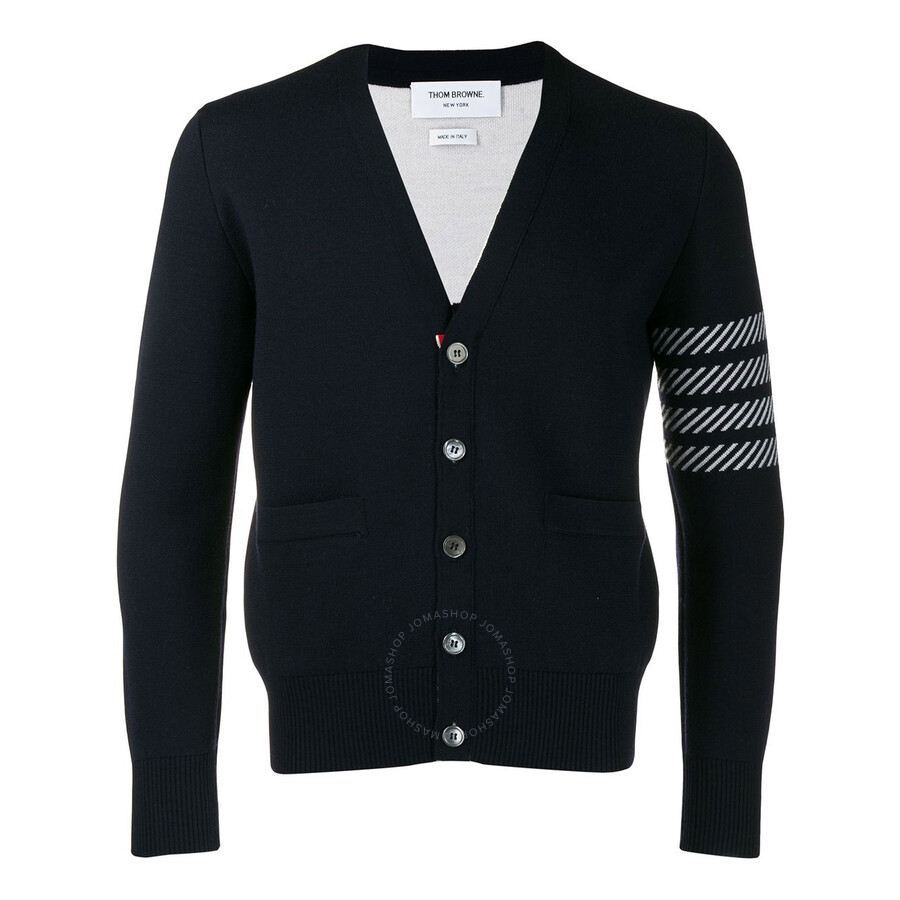 Thom browne black cardigan clearance