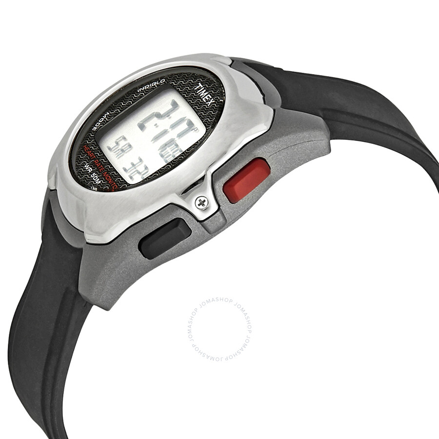 Timex Black Health Touch Heart Rate Monitor Men's Digital Watch T5K470
