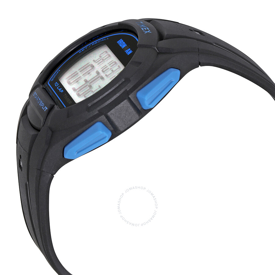 Timex Ironman Black and Blue Men's Digital Watch TW5K93900CB