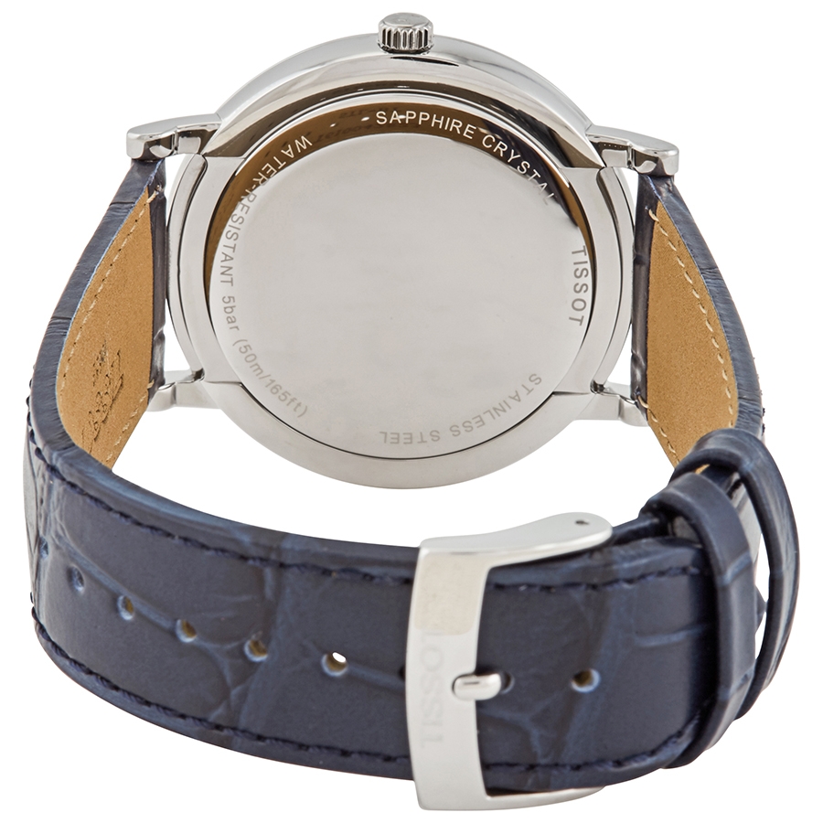 Tissot Carson Premium Quartz Blue Dial Men's Watch T122.410.16.043.00  7611608290385 - Watches - Jomashop