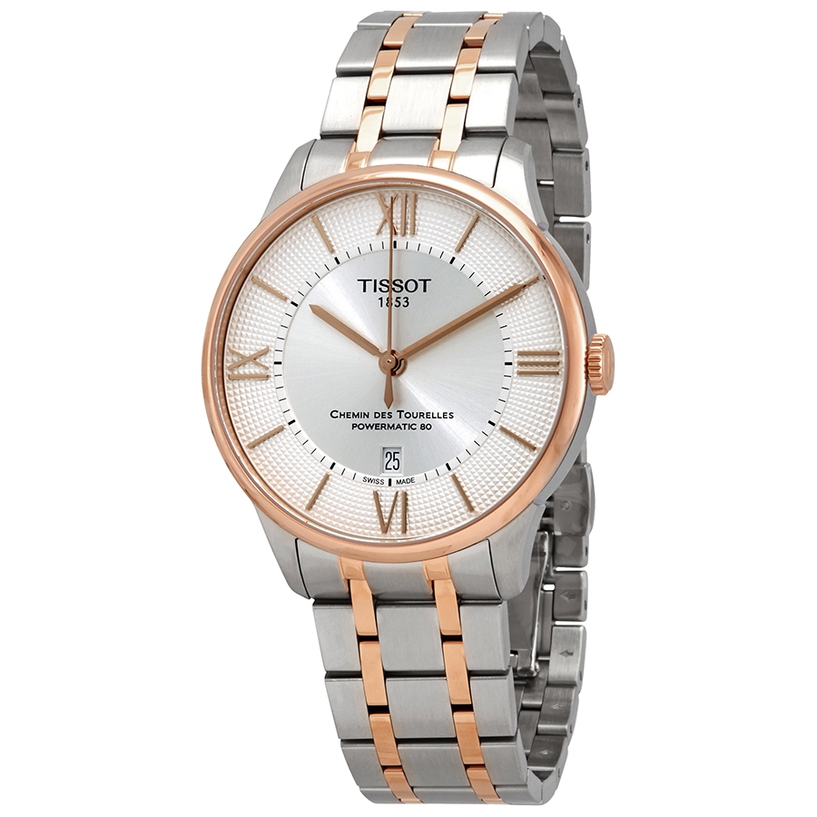 Tissot Chemin des Tourelles Automatic Silver Dial Men's Watch  T099.407.22.038.02 T099.407.22.038.02 7611608290200 - T-Classic, Chemin Des  Tourelles - Jomashop
