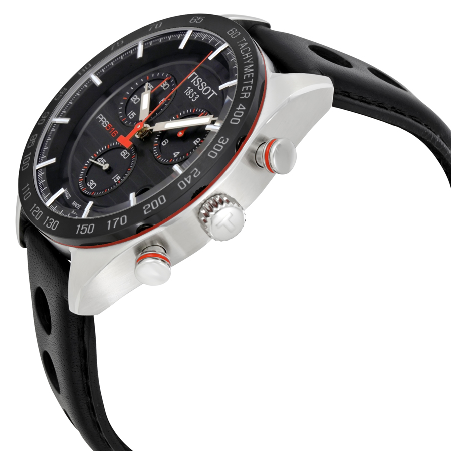 Orologio Tissot PRS 516 Chronoceramic Lüne T100.417.16.051.00, Cronografo Uomo, Lusso Svizzero