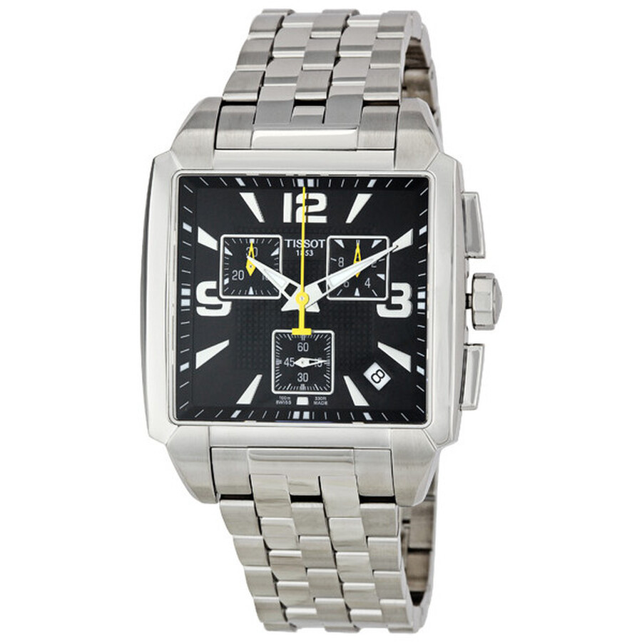 Tissot Quadrato Black Dial Men S Watch T0055171105700 T005 517 11 057 00 T Trend Quadrato Jomashop