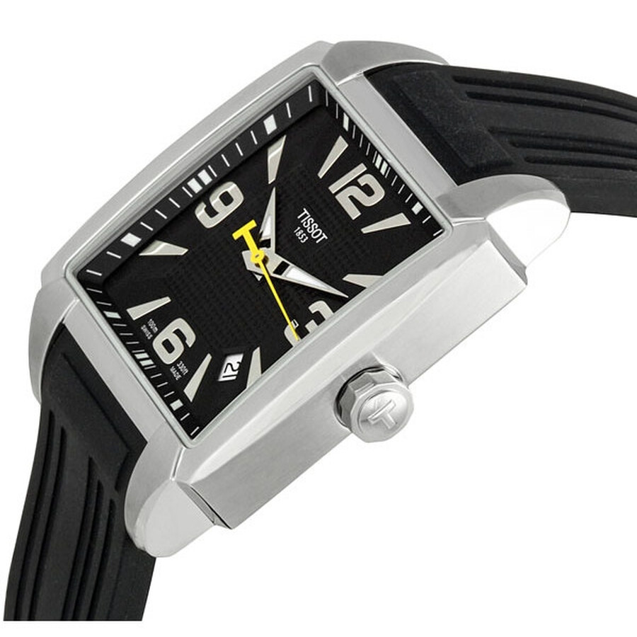 Tissot Quadrato Quartz Black Dial Men S Watch T005 510 17 057 00 T005 510 17 057 00 T Trend Quadrato Jomashop