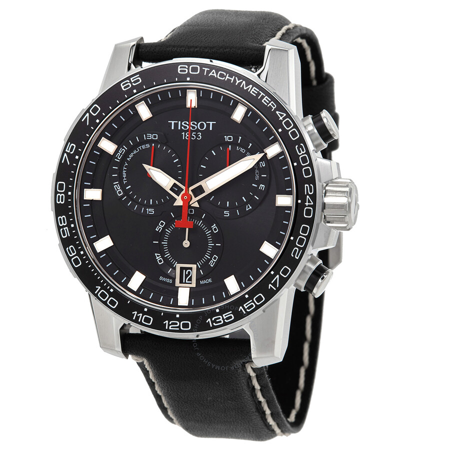 Tissot Supersport Chronograph Quartz Black Dial Men's Watch  T125.617.16.051.00