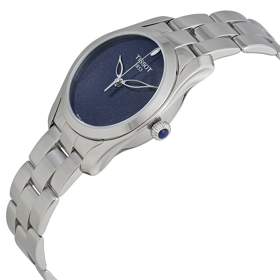 Tissot T-Wave II Blue Dial Ladies Watch T112.210.11.041.00 7611608281802 -  Watches - Jomashop