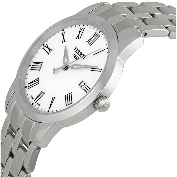 Tissot T-Classic Dream White Dial Stainless Steel Men's Watch  T033.410.11.013.01 7611608255315 - Watches - Jomashop