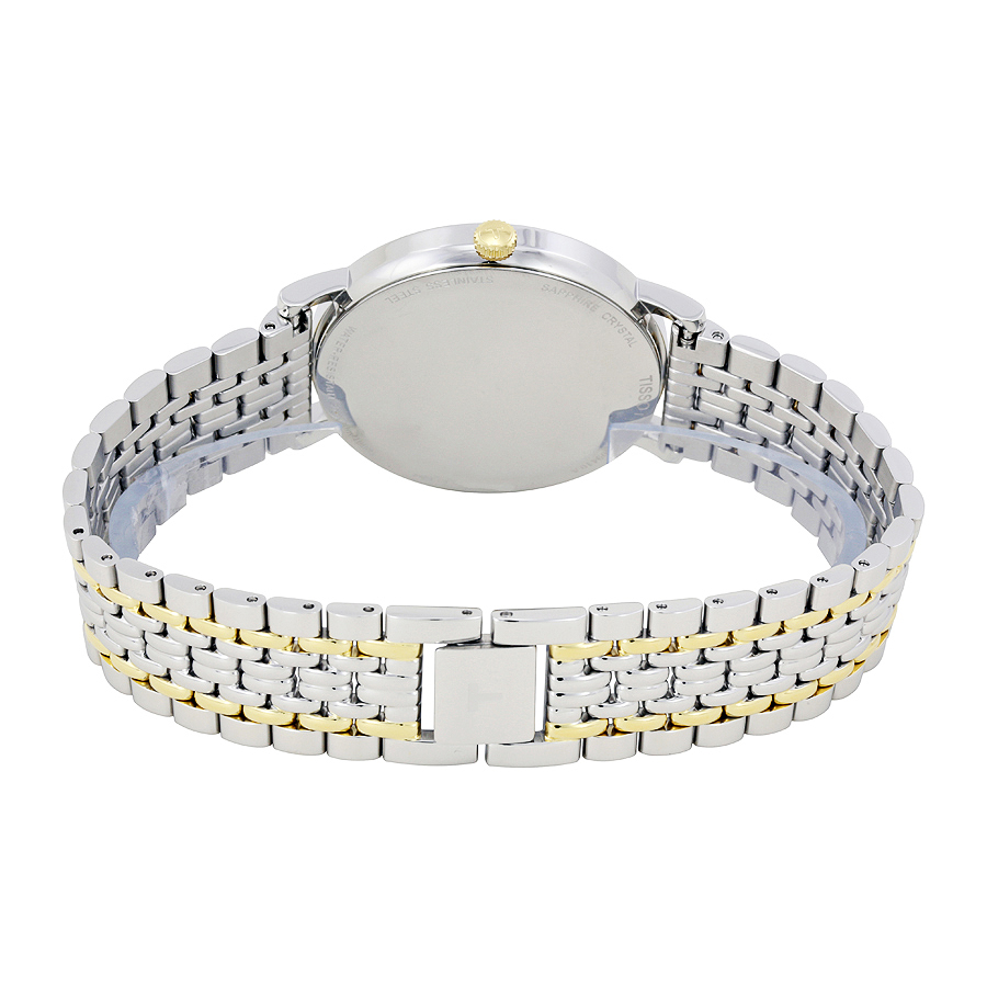 Tissot T Classic Everytime Medium White Dial Two Tone NATO Strap Watch for Women - T109.410.18.032.00