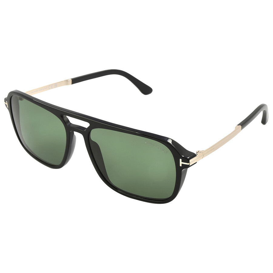Tom Ford Crosby Green Navigator Men's Sunglasses FT0910 01N 59 889214292827 Sunglasses, Crosby