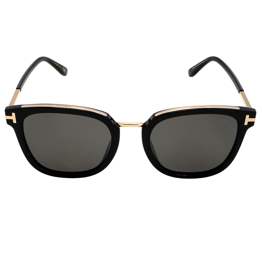 Tom Ford Grey Square Men's Sunglasses TF0804K 01D 56 191875028814