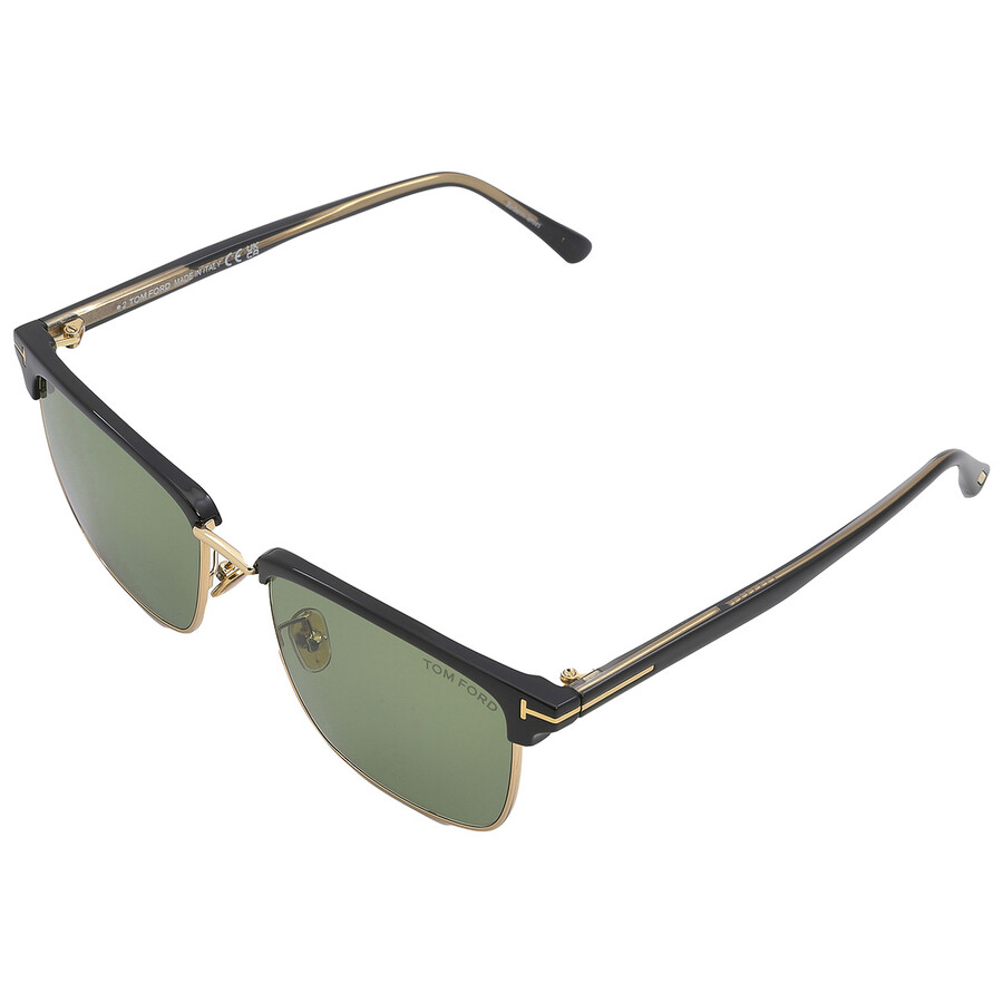 Tom Ford Hudson Green Square Men's Sunglasses FT0997H 01N 55