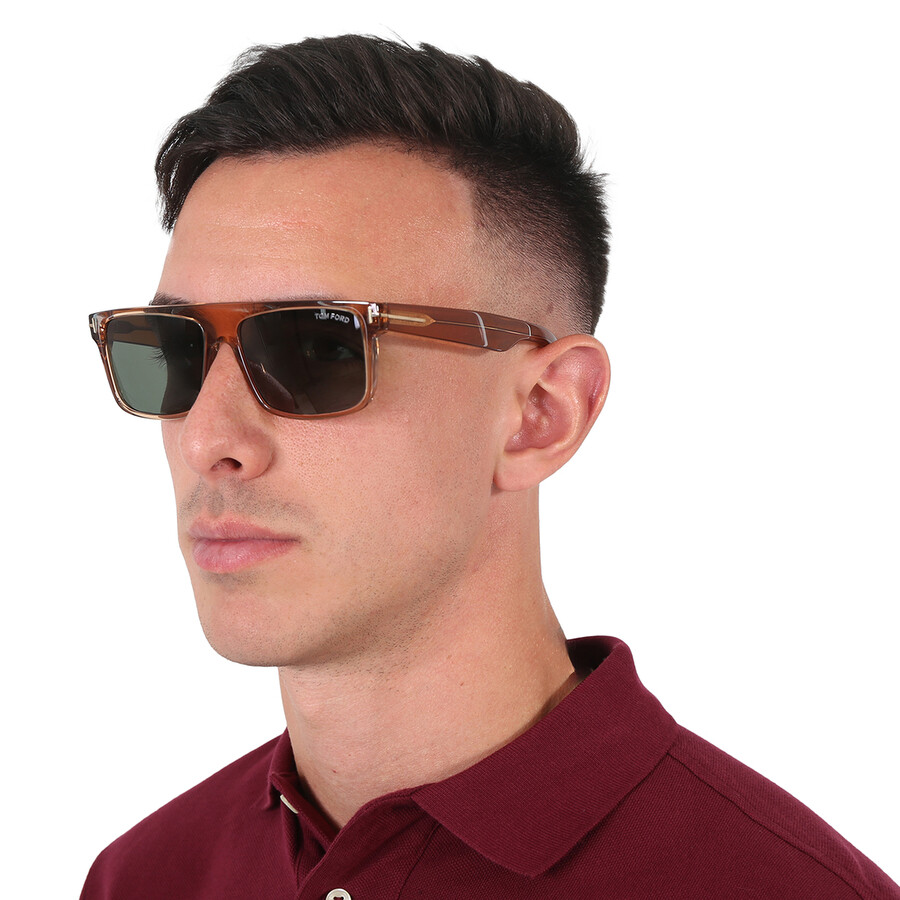 Tom Ford Philippe Green Browline Men's Sunglasses FT0999 45N 58