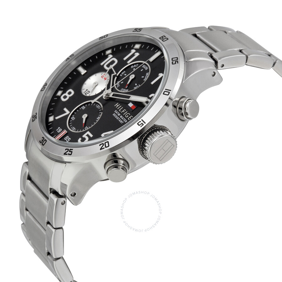 tommy hilfiger men's 1791141 cool sport analog display quartz silver watch