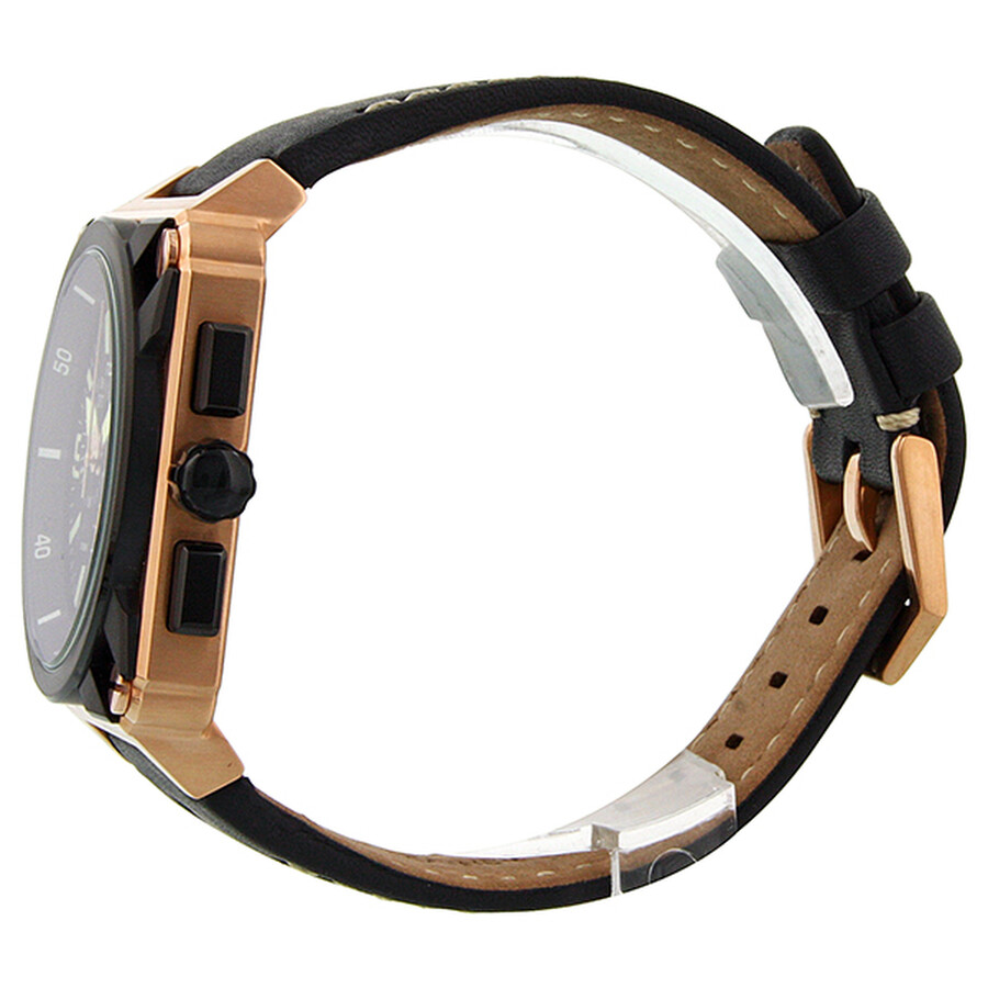 Torgoen T27 Series Black Dial Italian Leather Men's Watch T27105 ...