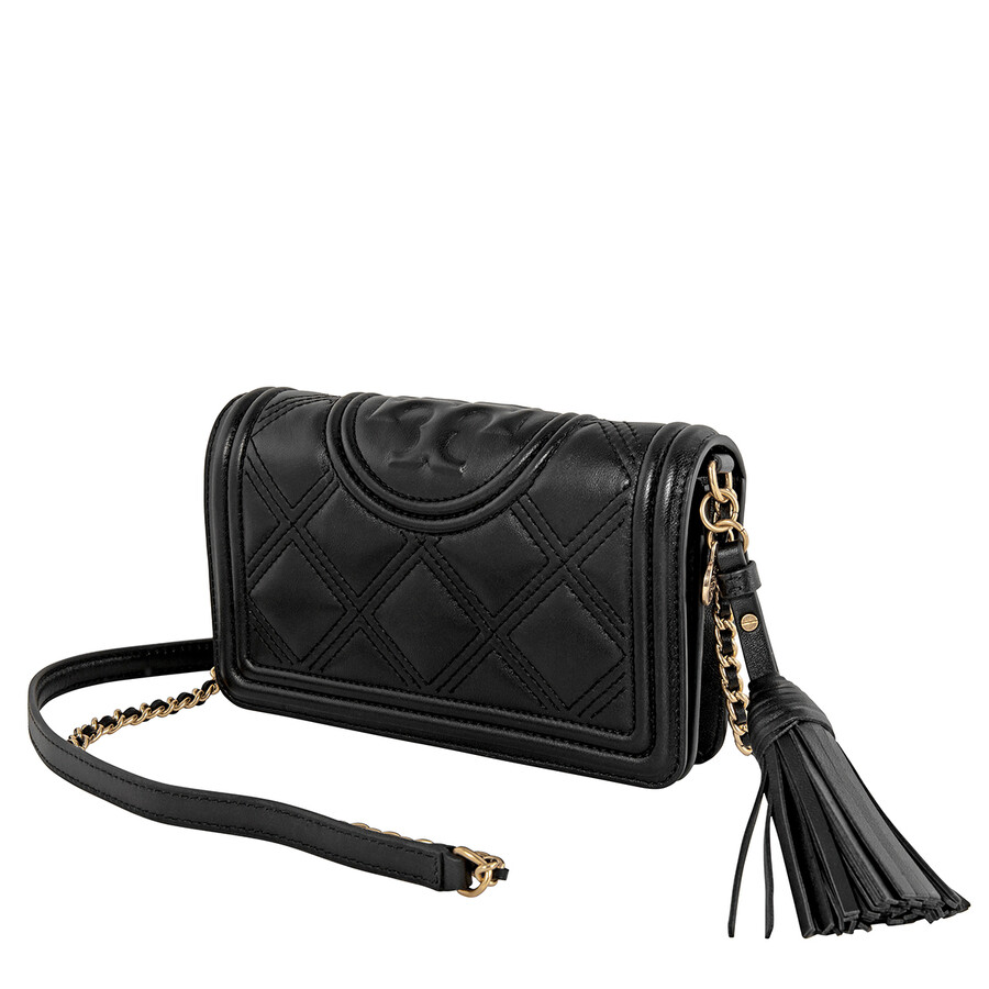 Tory Burch Fleming Crossbody Bag Black 64312001 Handbags, Fleming