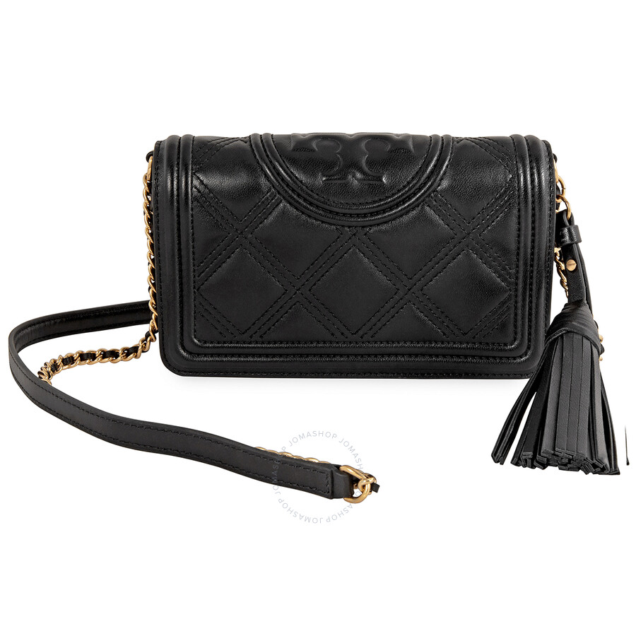 Tory Burch Fleming Crossbody Bag Black 64312001 Handbags, Fleming