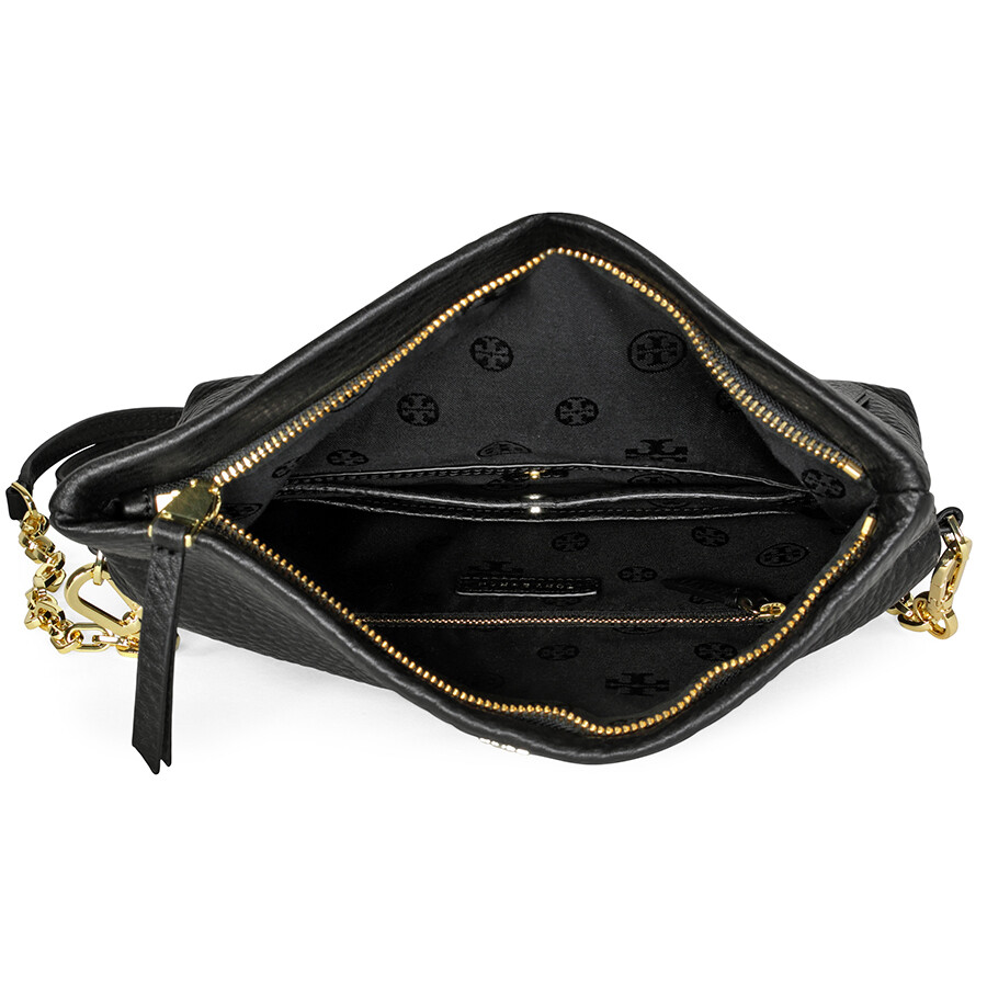 Tory Burch Fold Over Crossbody Black 22159511BK 888736546753