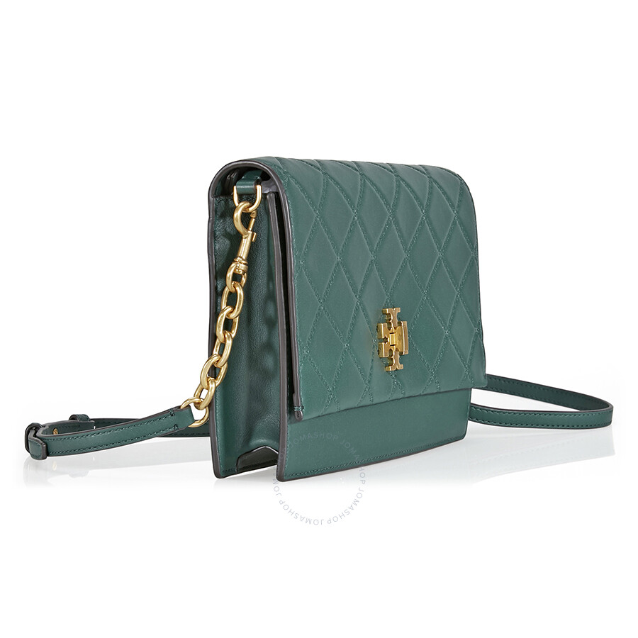 Tory Burch Leather Crossbody Malachite 41709318 190041658794