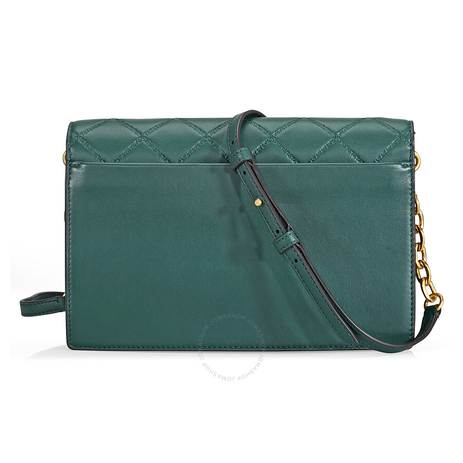Tory Burch Leather Crossbody Malachite 41709318 190041658794