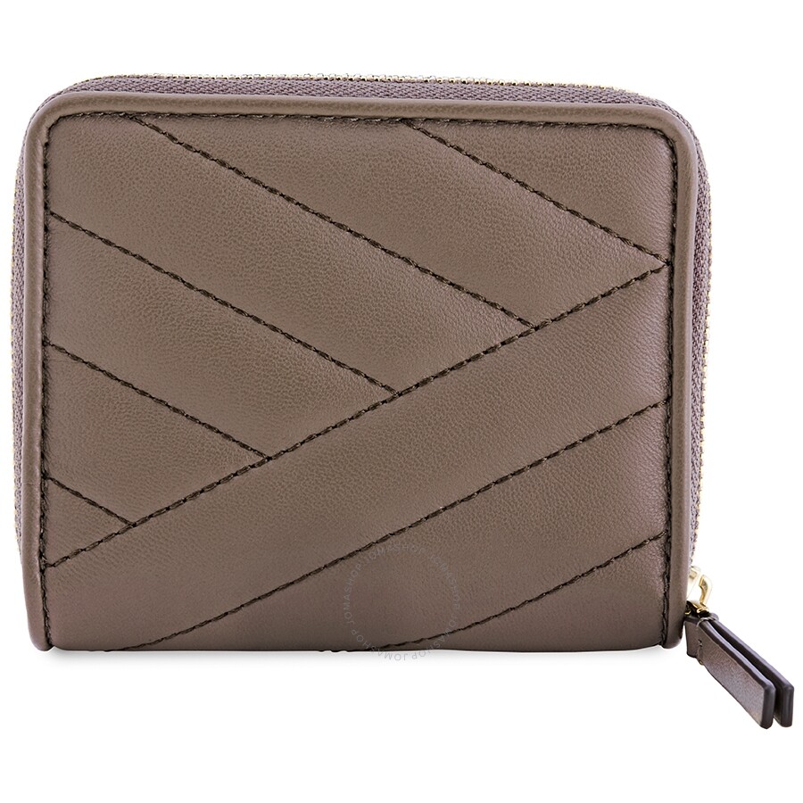 Tory Burch Kira Chevron Bi-fold Wallet- Classic Taupe Tory Burch Kira Chevron Bi-fold Wallet- Classic Taupe