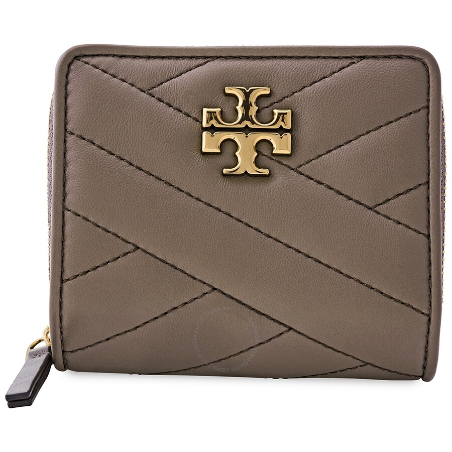 Tory Burch Kira Chevron Bi-fold Wallet- Classic Taupe Tory Burch Kira Chevron Bi-fold Wallet- Classic Taupe