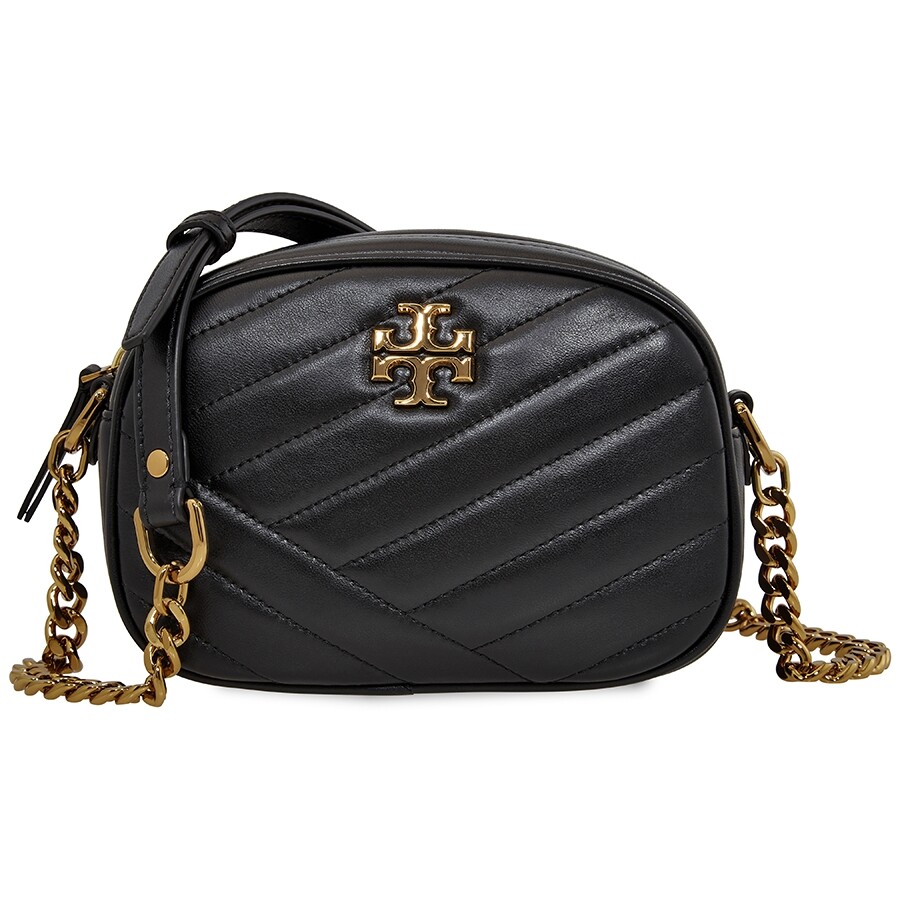 Tory Burch Kira Chevron Small Camera Bag Black 60227001 192485234534