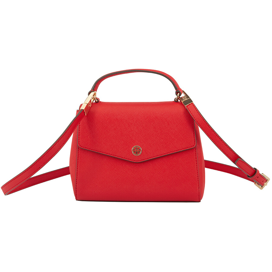 Tory Burch Ladies Robinson Small Tophandle Satchel Red 54653 612
