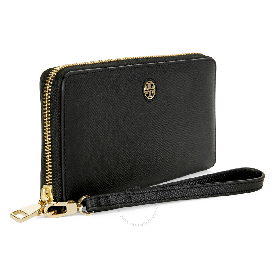 Tory Burch Perry Zip Passport Continental Wallet Black 29998001