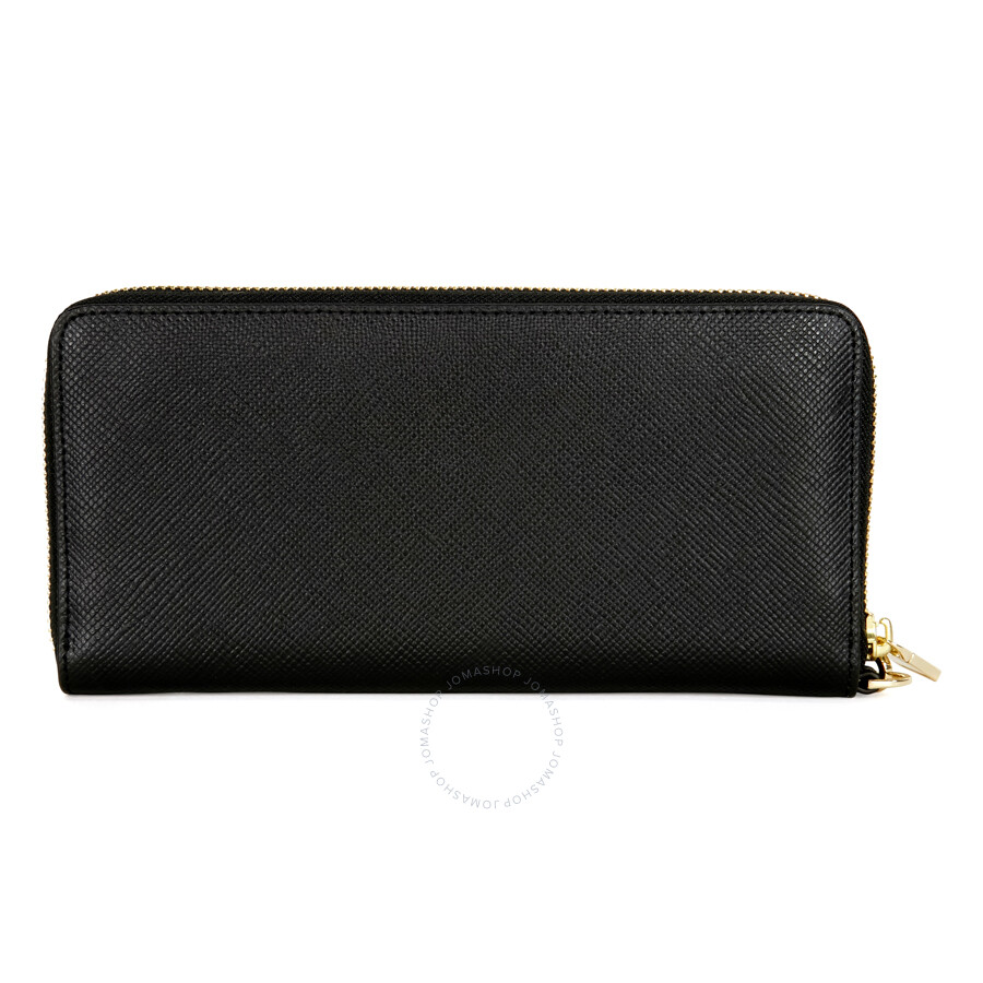 Tory Burch Perry Zip Passport Continental Wallet Black 29998001