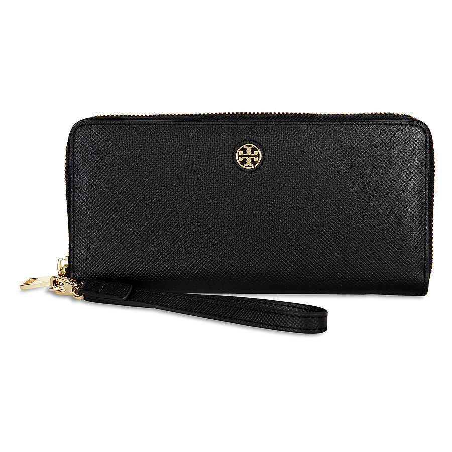 Tory Burch Perry Zip Passport Continental Wallet Black 29998001