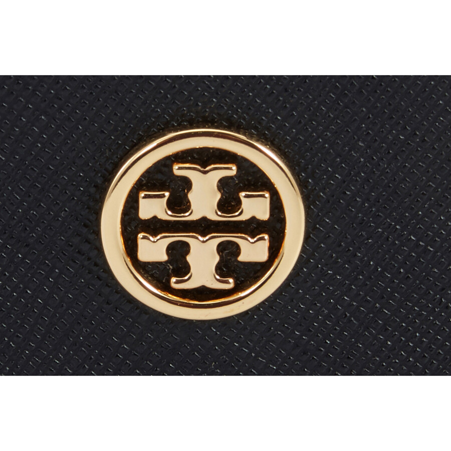 Tory Burch Robinson Black Accordion Card Case 58232001 192485264784