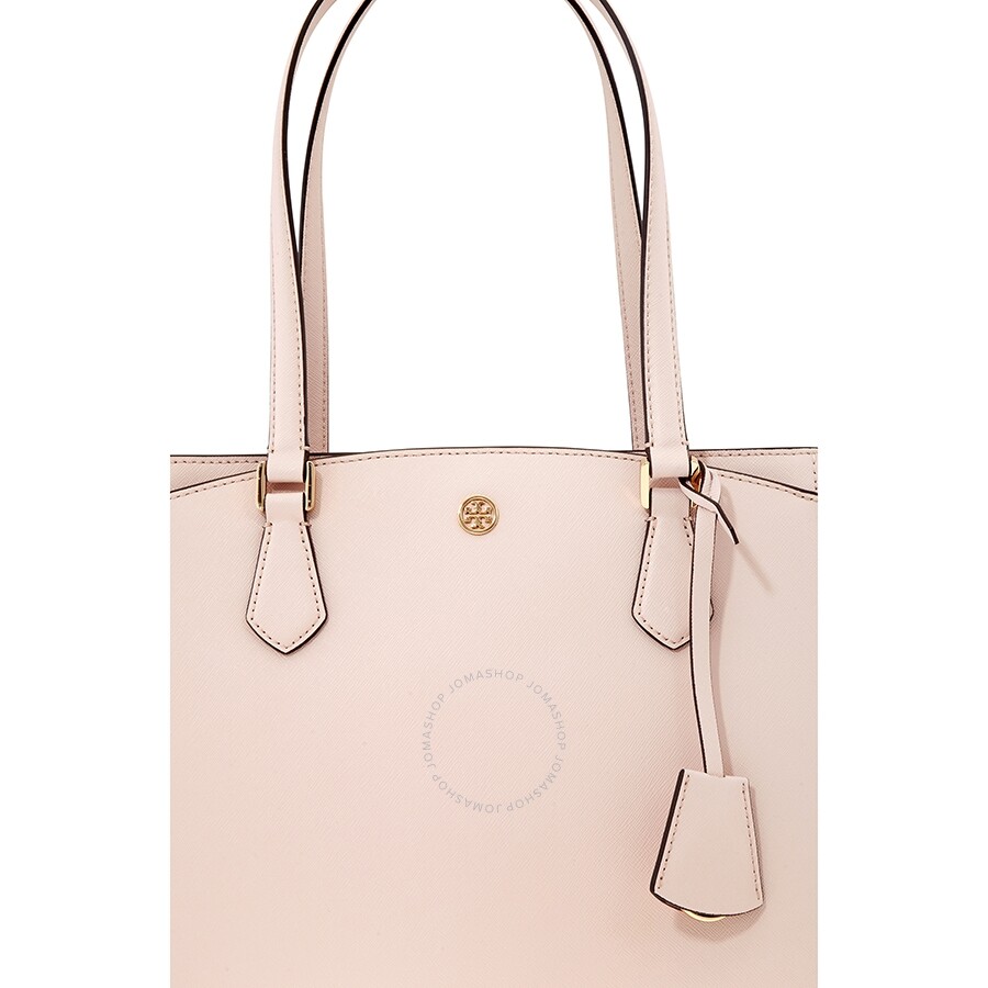 tory burch shell pink tote