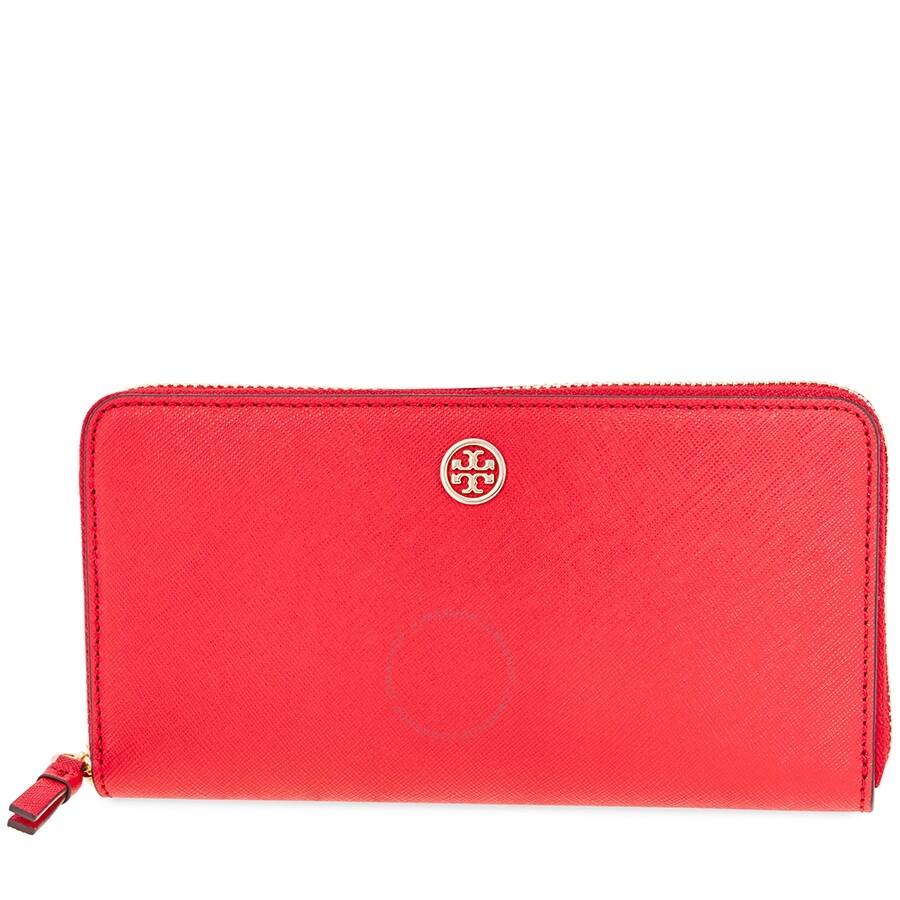 robinson metallic zip continental wallet