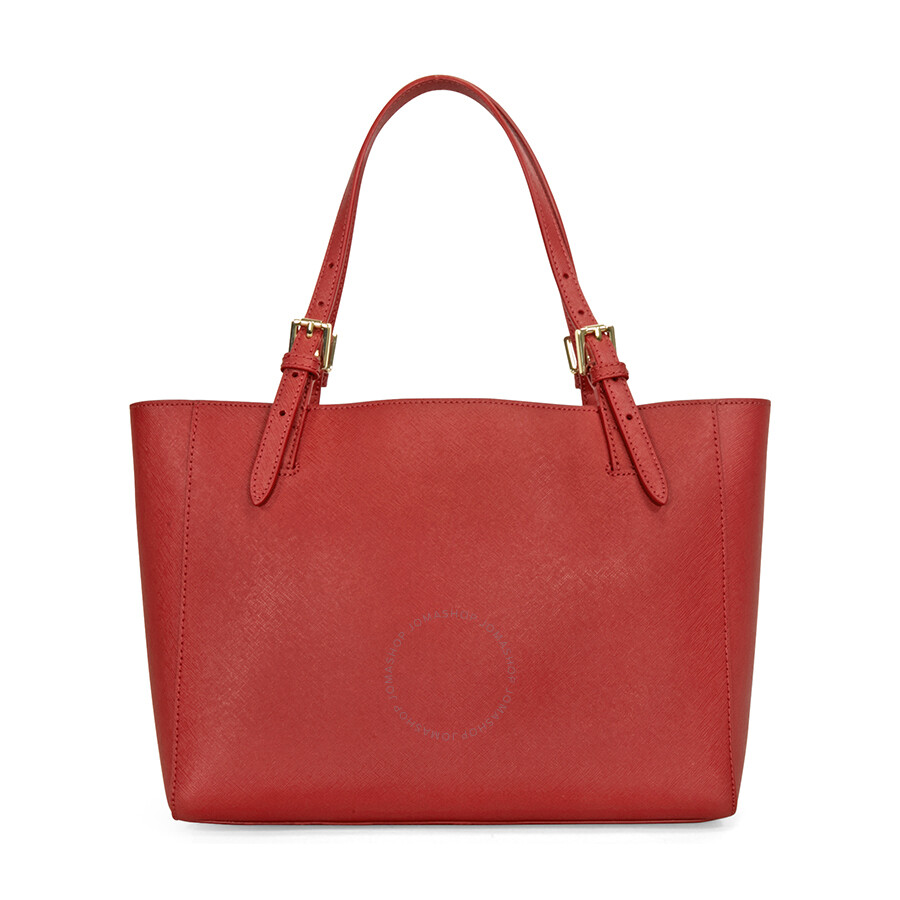Tory Burch York Small Buckle Leather Tote Kir Royale 31149802600