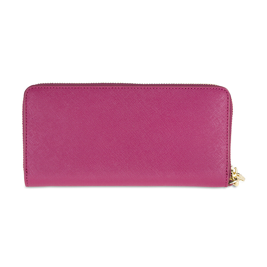 Tory Burch York Zip Passport Continental Wallet Raspberry 41159075