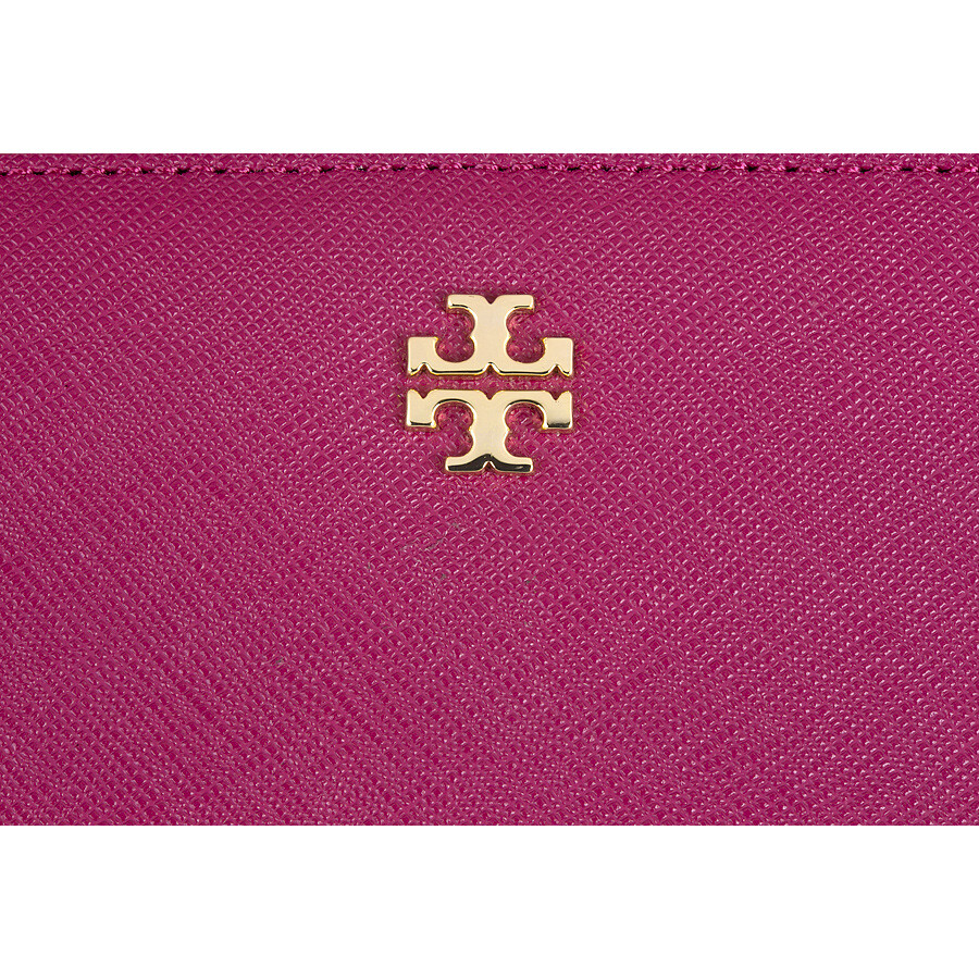Tory Burch York Zip Passport Continental Wallet Raspberry 41159075