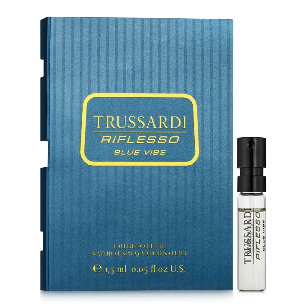 Trussardi Riflesso Blue Vibe by Trussardi Eau De Toilette Spray 3.4 oz for Men