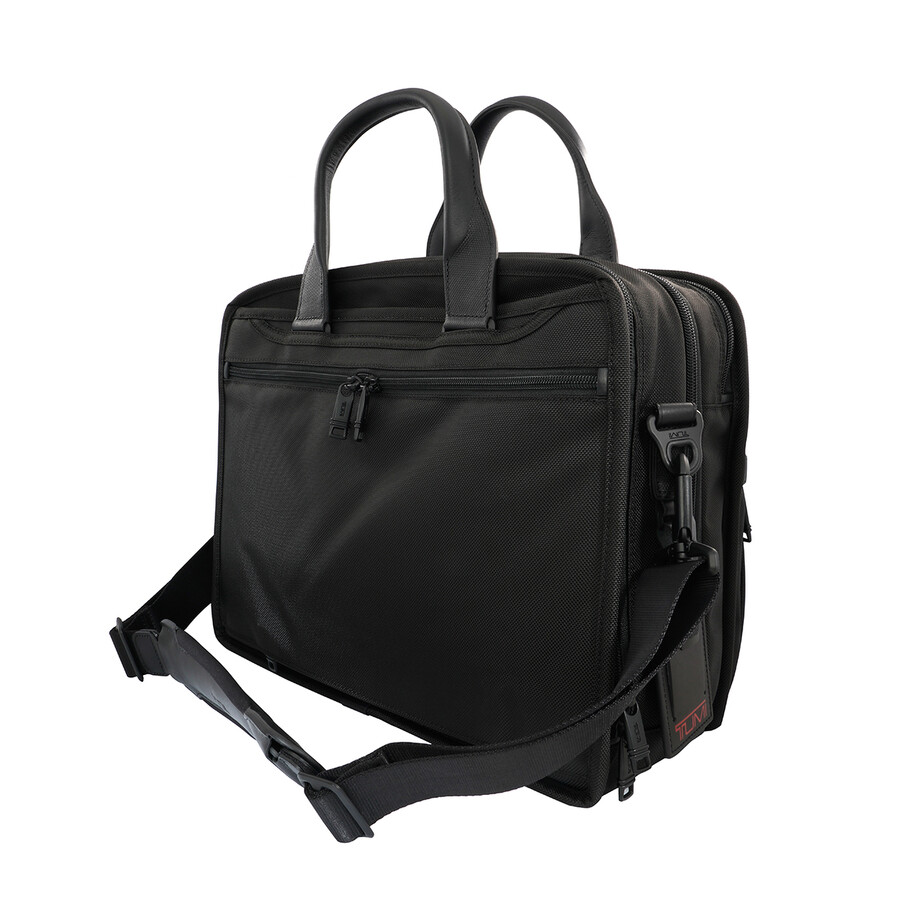 Tumi Alpha Expandable Organizer Laptop Briefcase Black 02603141D3
