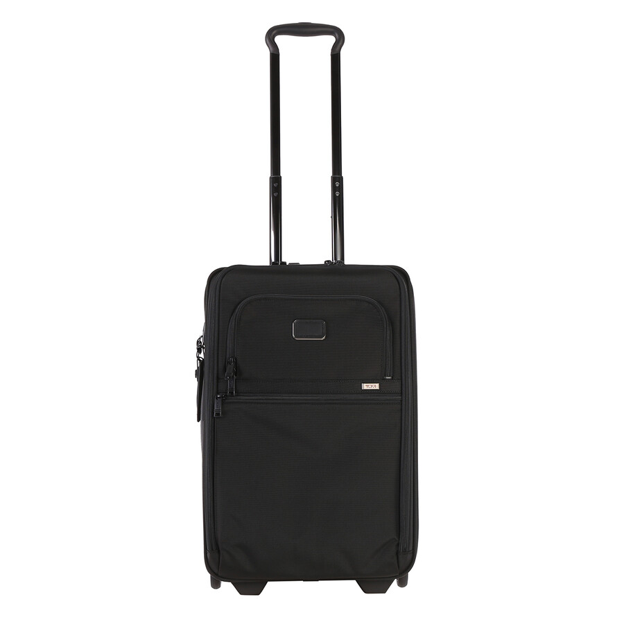 Tumi Black Alpha 3 International Expandable 2 Wheeled CarryOn